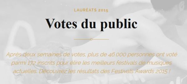 3 meilleurs festivals 2015